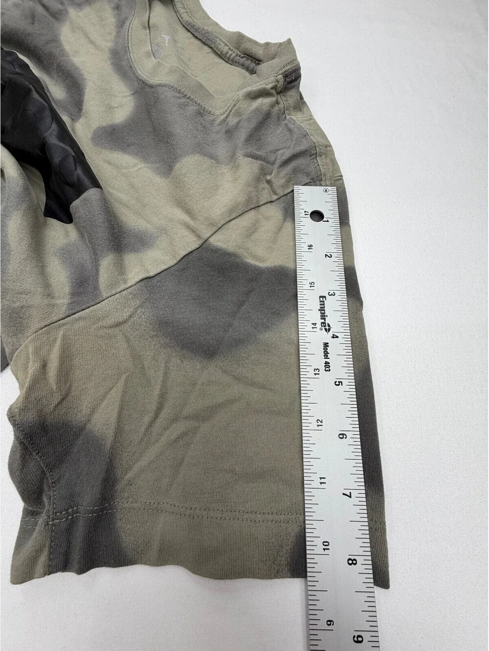 Jordan Retro 5 Men's T-Shirt Camo Short Sleeve Crew Neck Cotton Size Small Green